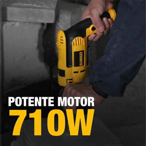 Furadeira De Impacto 13mm 750w Dewalt Dwd502 Com Velocidade Variável E Reversível Amarelo/preto 220v 50hz/60hz 8