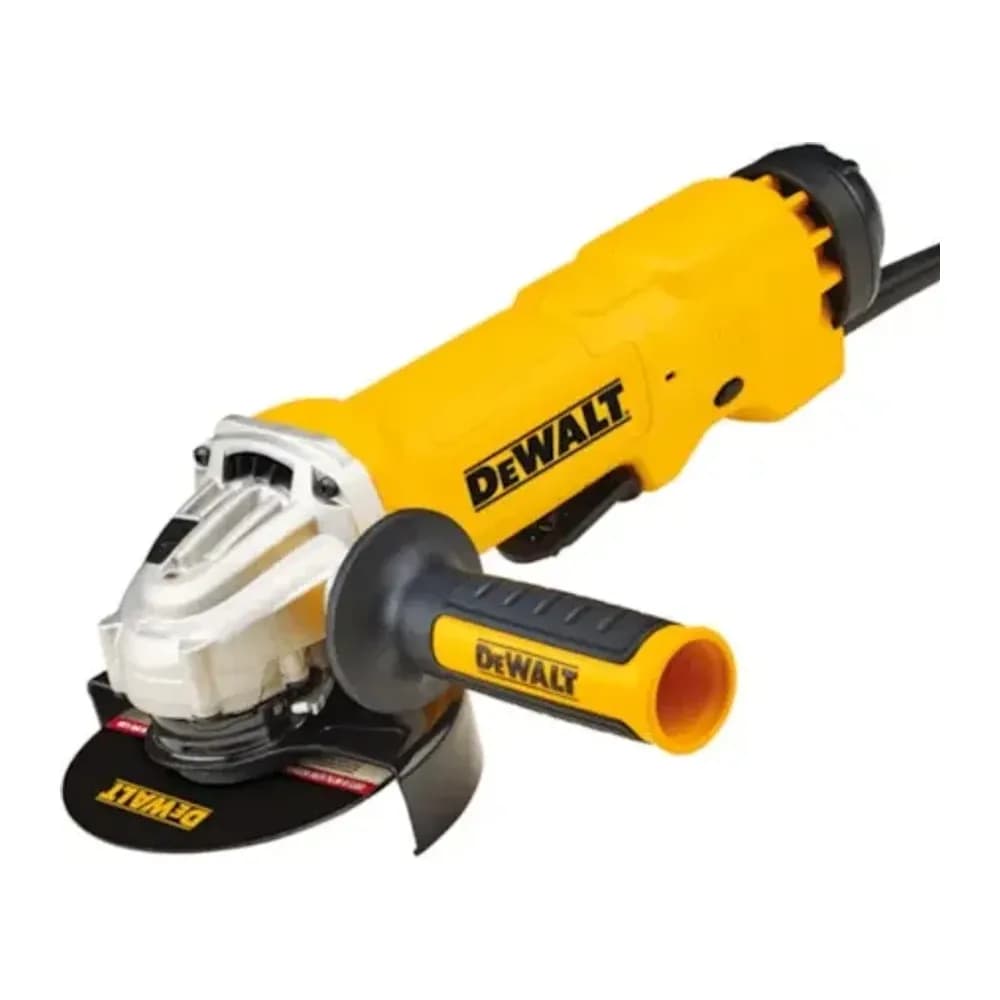 Esmerilhadeira Angular 125MM Dewalt, Modelo DWE4314, com Potência de 1500W, Ideal para Trabalhos em Serralherias Amarelo 220V 50 Hz