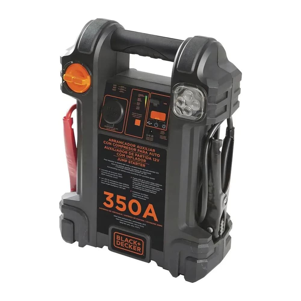 Auxiliar de Partida 350 Amperes 12V JS350CC Black + Decker