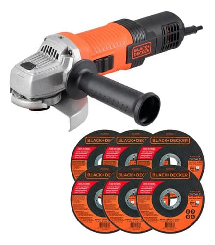 Esmerilhadeira 115mm Black Decker G720x 920w C/ 6 Discos - Laranja - 60 Laranja-escuro 220v 5