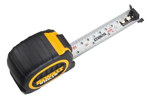 Trena Emborrachada De Bolso Dewalt Modelo Dwht34194l Com Gancho Magnético 5m 3