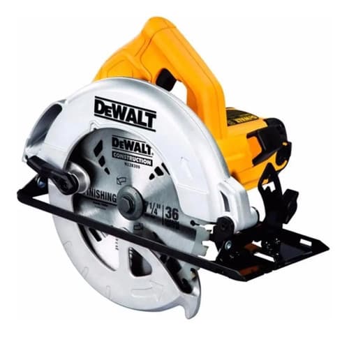 Serra Circular 184mm Dewalt Dwe560 1400w 5500rpm Com Disco De 18 Dentes Amarelo 220v 50
