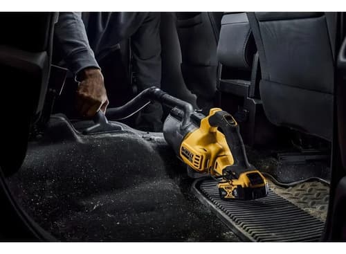 Aspirador De Pó Portátil Industrial Dewalt Modelo Dcv501hb Acompanha 6 Acessórios 20v Amarelo 8