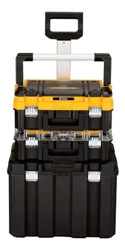 Maleta De Ferramentas Com Rodas Dewalt Dwst60404 3 Módulos Capacidade 50kg Cor Preto 3