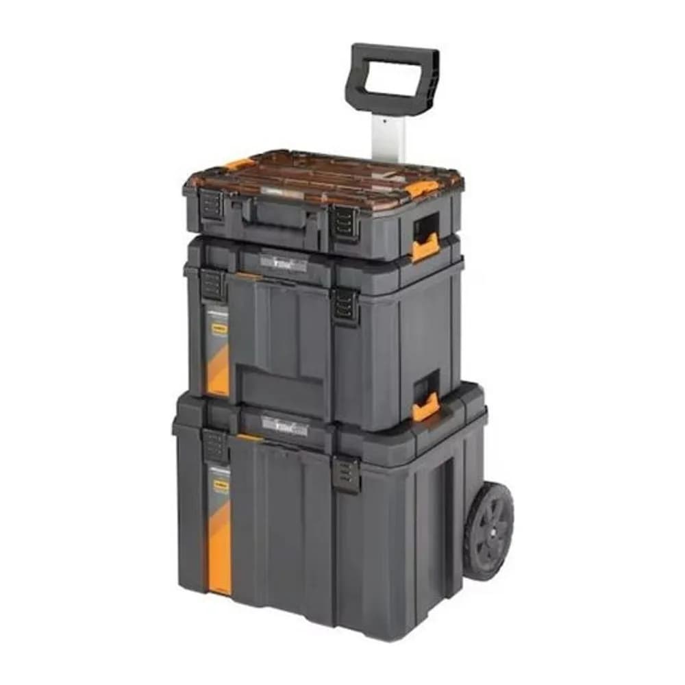 Torre de Armazenamento 3 em 1 Dewalt Tstak DWST60452 Fechamento com Cadeado Única