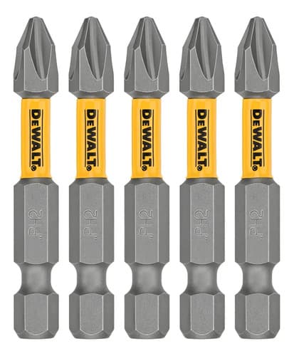 Jogo Bits Impacto 5pcs Dewalt Dwaf2ph2-5h Maxfit 50mm Ponta Phillips Ph2