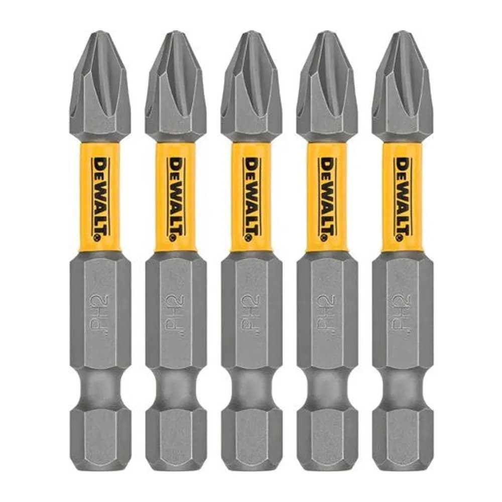 Jogo Bits Impacto 5PCS Dewalt DWAF2PH2-5H Maxfit 50MM Ponta Phillips PH2