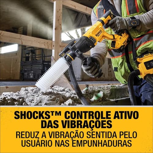 Martelete Perfurador E Rompedor Dewalt Modelo Dch263b Amarelo/preto 20v 3