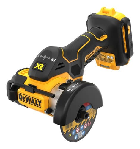 Recortadora Angular Para Acabamento 3 À Bateria Dewalt Dcs438b-b3 Amarelo/preto 20v 4