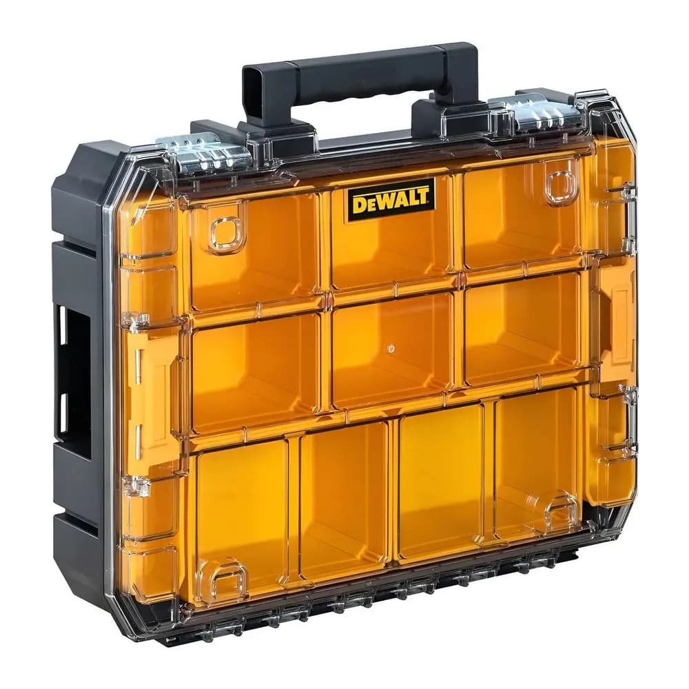 Organizador Dewalt Tstak DWST17805 Tampa Translúcida Amarelo e Preto – DWST17805