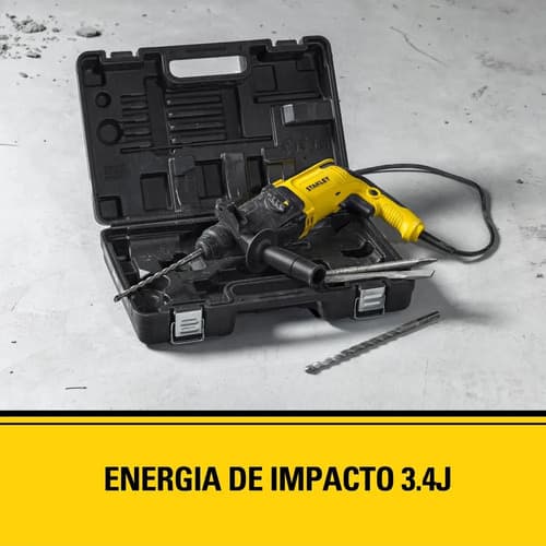Martelete Stanley Modelo Shr263k Potência 800w Amarelo/preto 220v 50 Hz/60 Hz 6