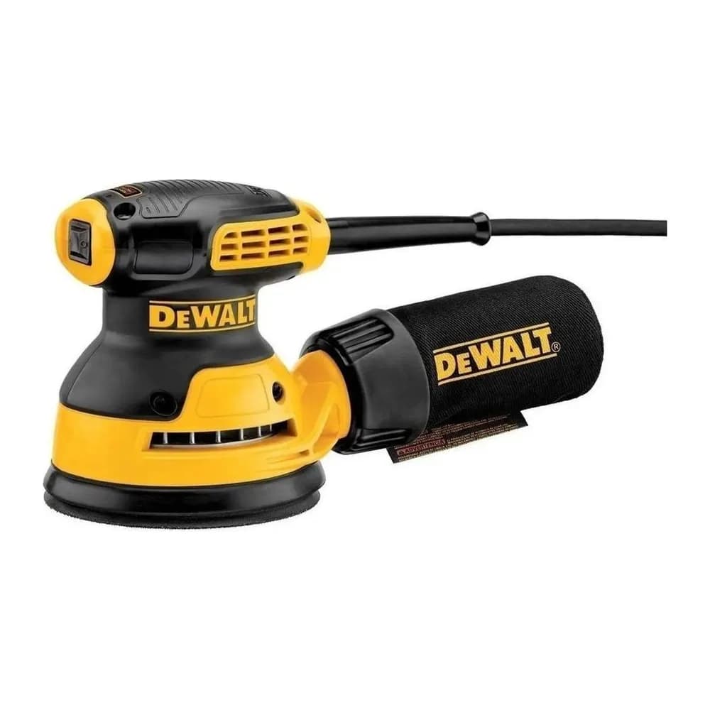 Lixadeira Roto Orbital 125MM Dewalt DWE6421 280W 12000 Opm 220V Amarelo 50 HZ/60 Hz