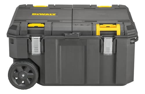 Caixa De Ferramentas Contractor Dewalt Modelo Dwst17871 Organizador Empilhável Capacidade De 50kg Preto 4