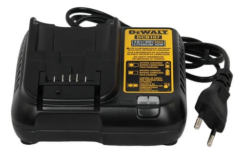 Carregador Bateria Dcb107 Para Baterias 12v À 20v Dewalt 2