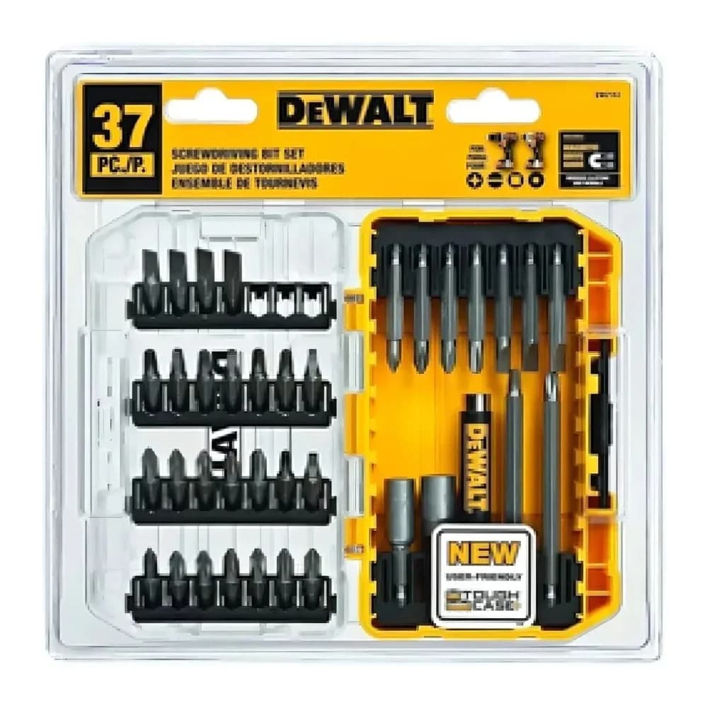 Jogo de Chaves para Parafusar Dewalt Modelo DW2163 37 Peças com Estojo – DW2163