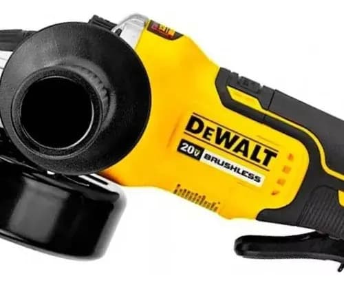 Esmerilhadeira Angular 115-125mm 20v Brushless Dewalt Dcg413p2 Velocidade 9000rpm Amarelo 127/220v 5