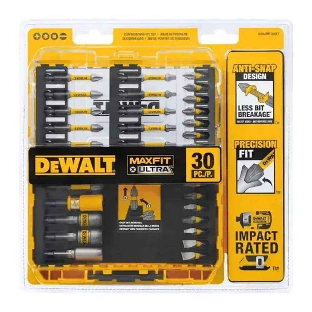JOGO DE PONTAS MAXFIT P/PARAFUSADEIRA DWAUMF30SET – DWAUMF30SET